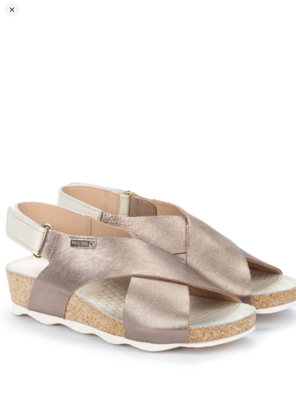 PIKOLINOS Rose Gold Mahon Sandals